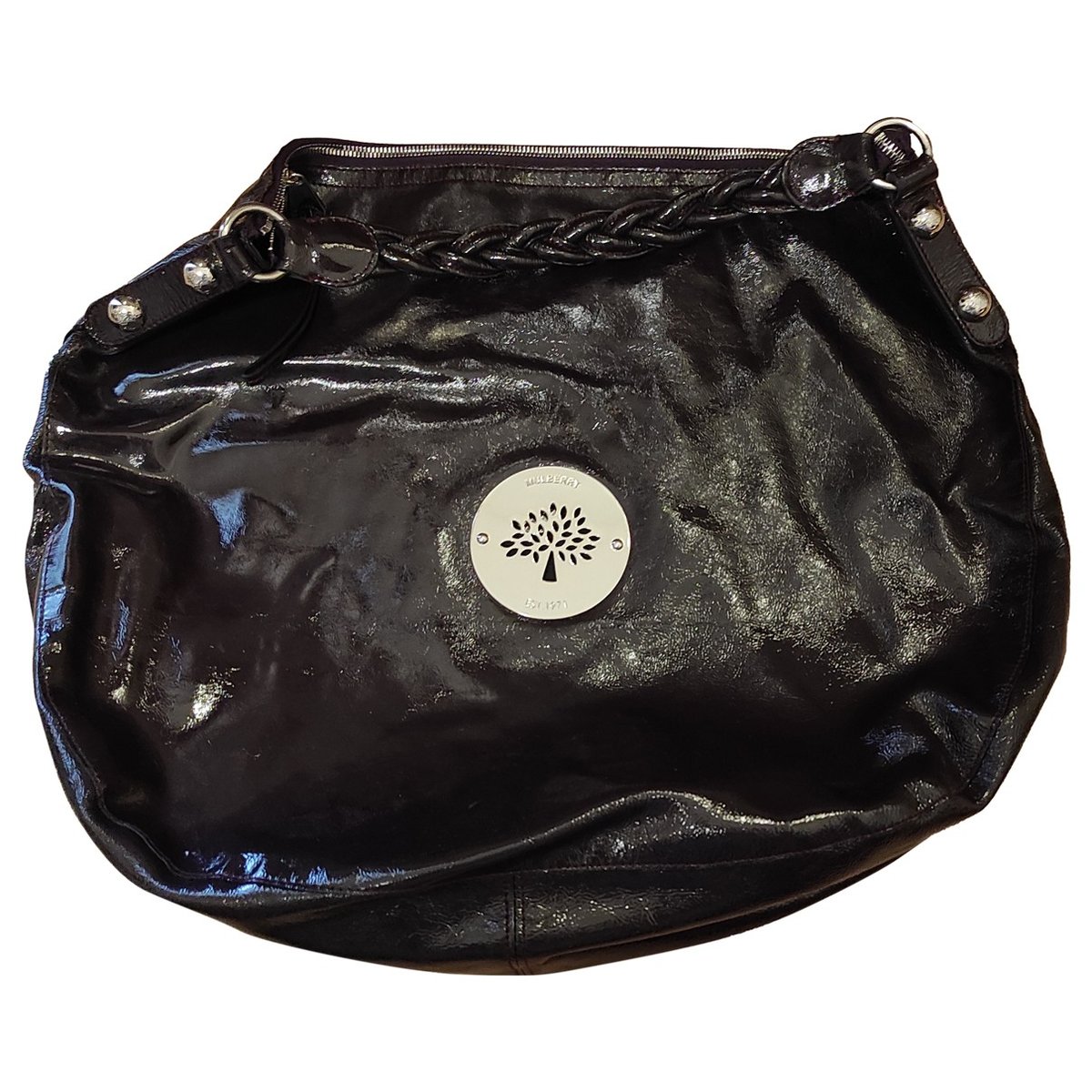 Daria patent leather handbag