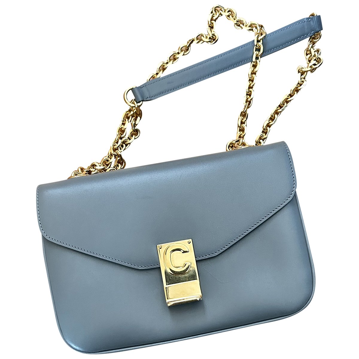 C bag leather crossbody bag