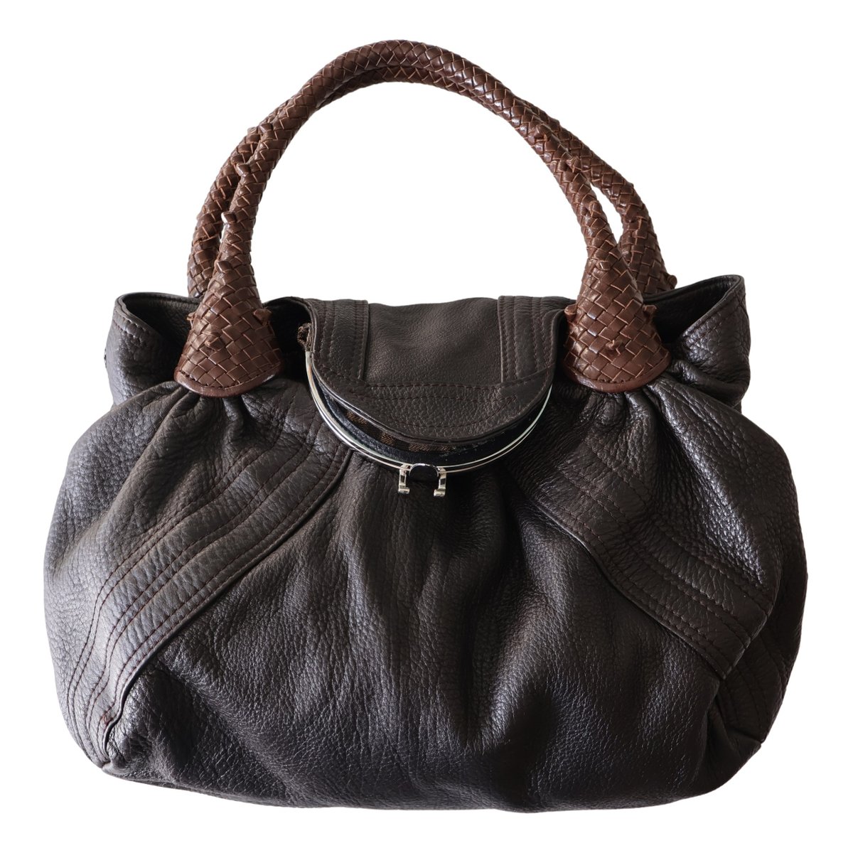 Spy leather handbag
