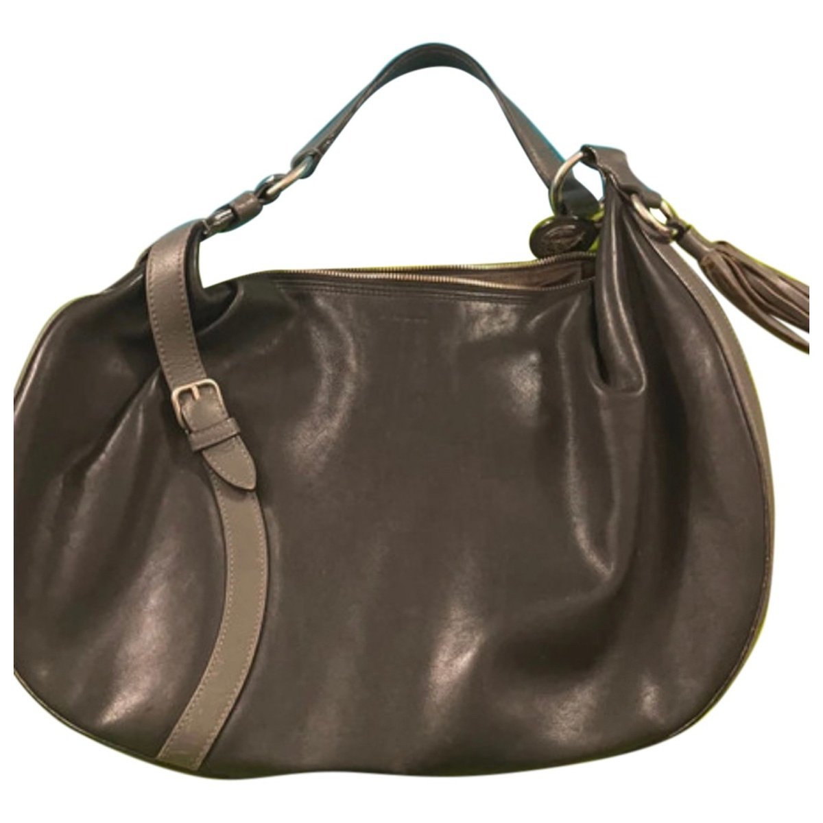 Solferino leather handbag