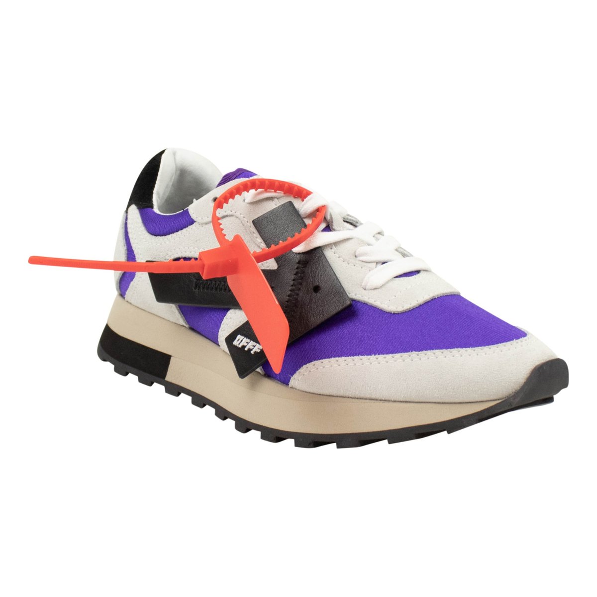 Runner leather trainers