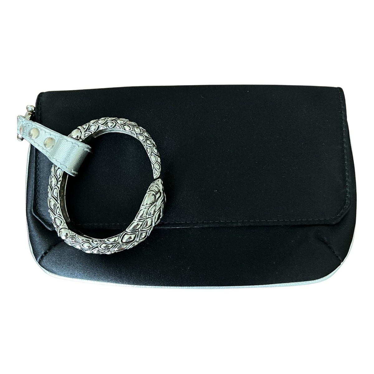 Silk clutch bag
