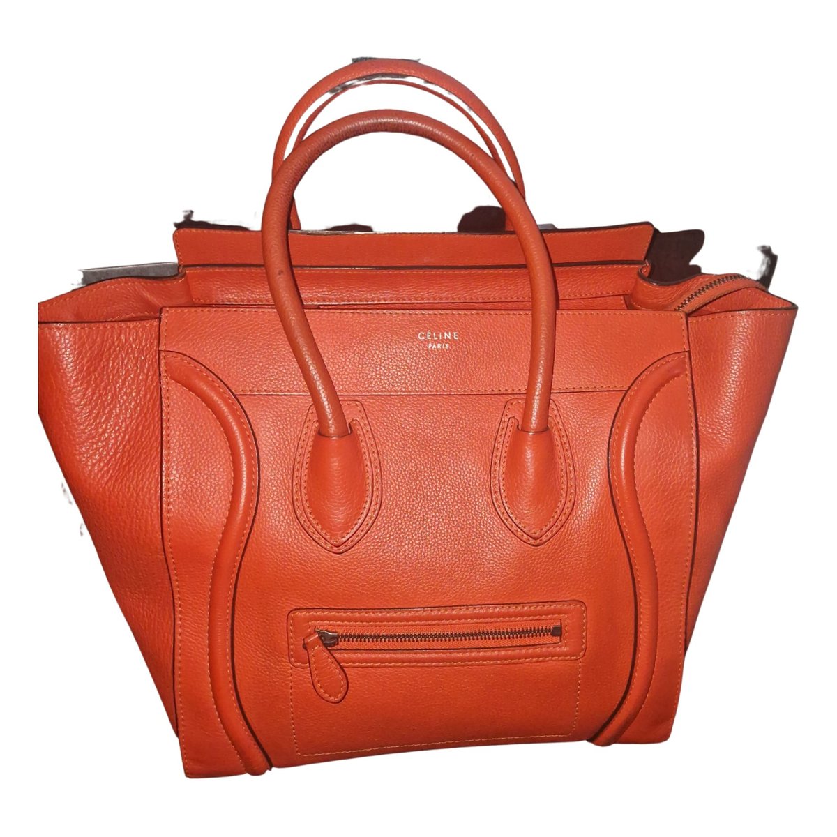 Luggage leather handbag