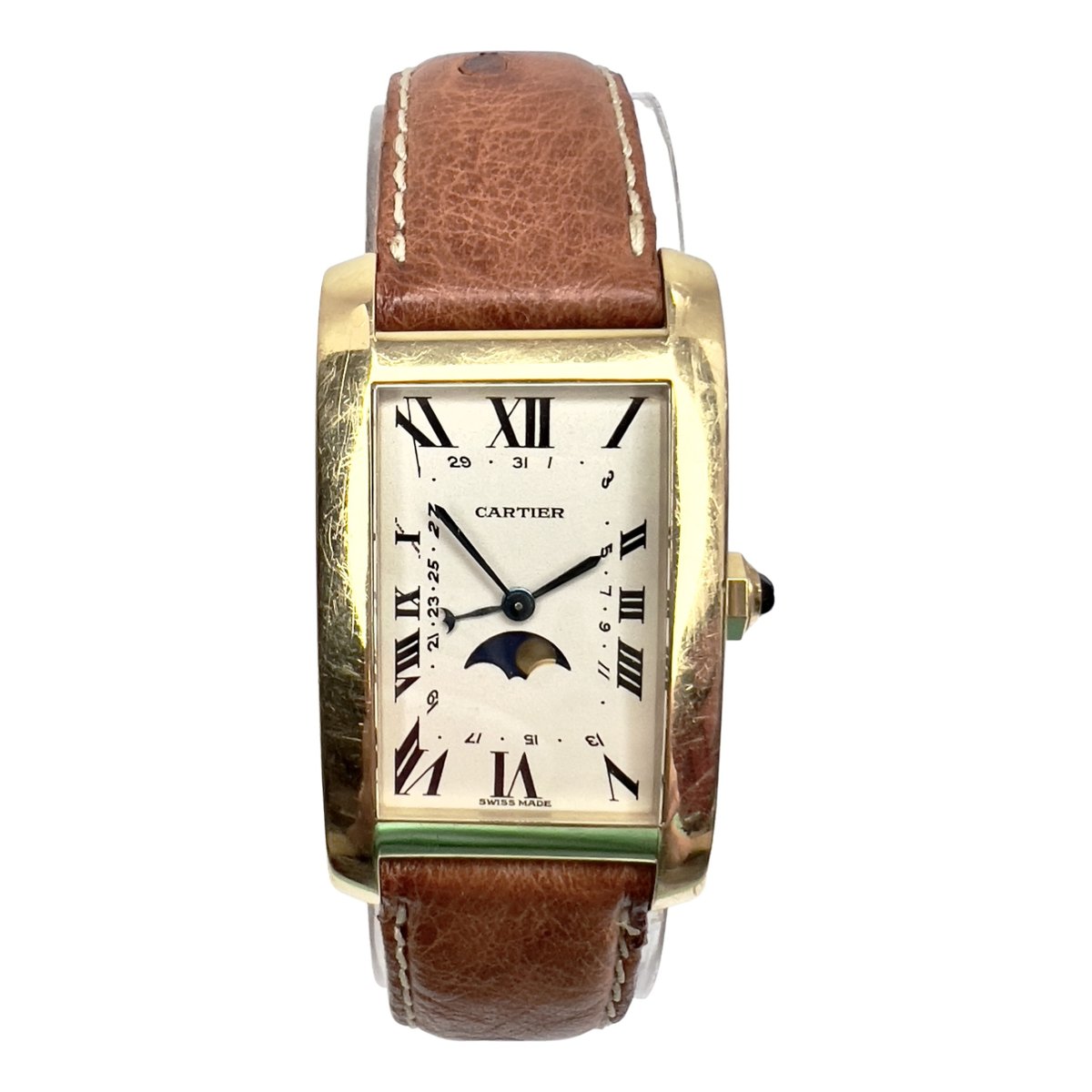 Tank Américaine yellow gold watch