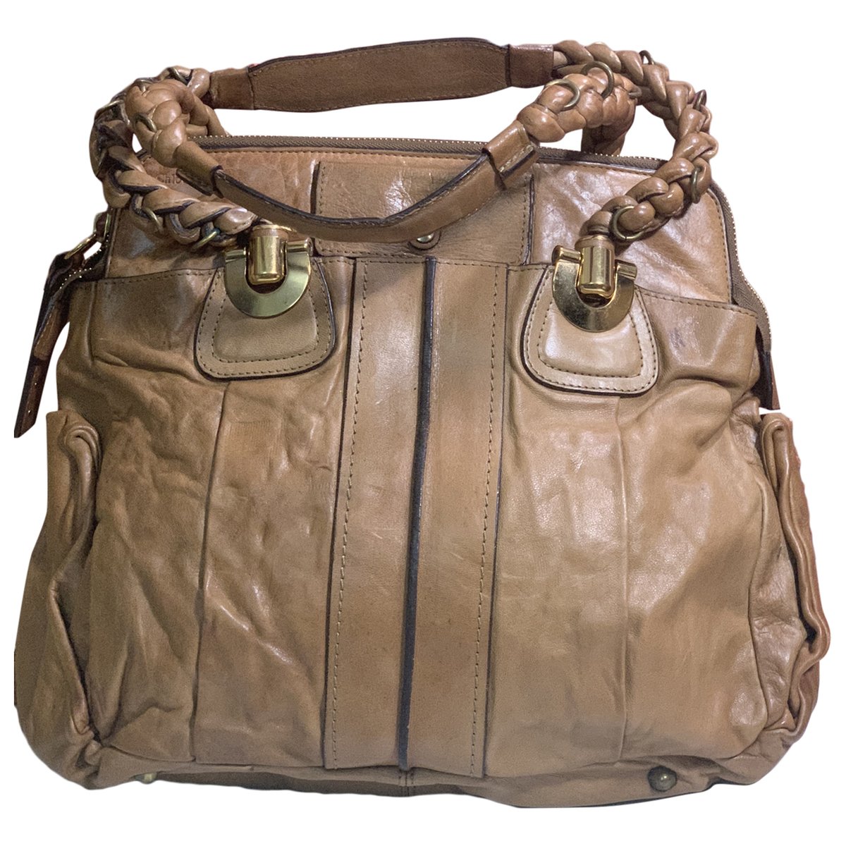 Héloise leather satchel