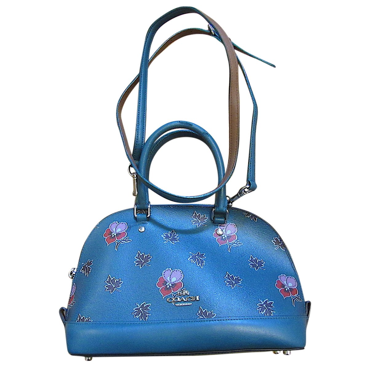 Cartable mini sierra leather crossbody bag