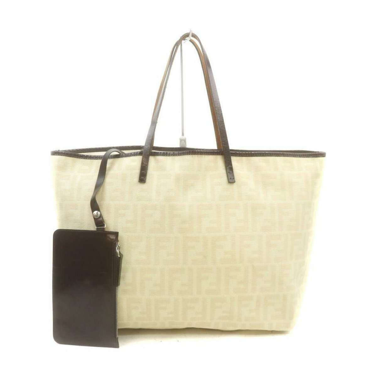 FF leather tote