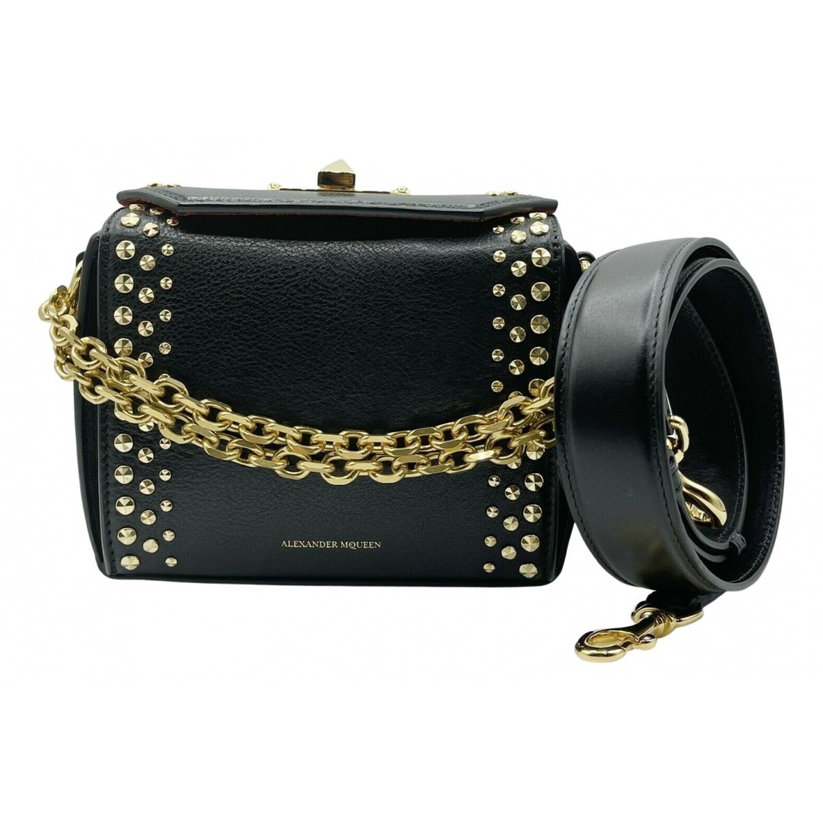 Box 16 leather crossbody bag