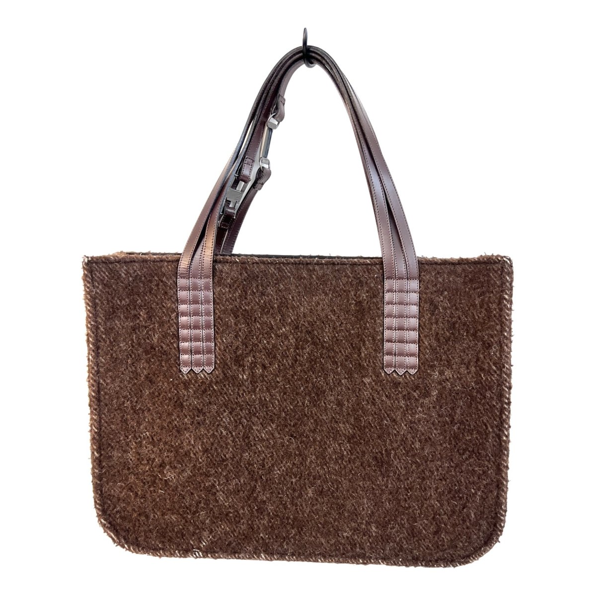 Grand shopping wool tote