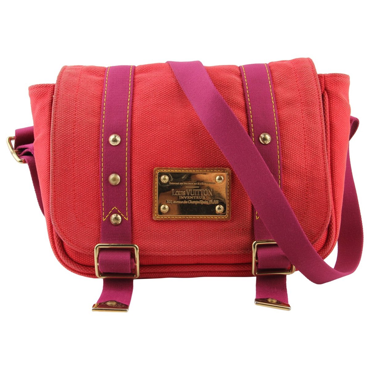 Antigua cloth satchel