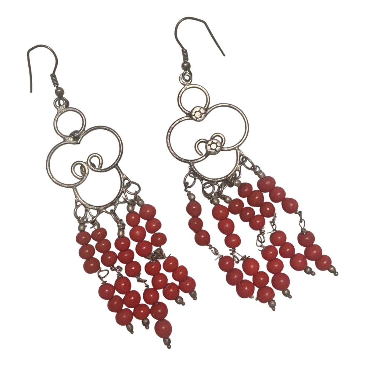 Motifs Ethniques silver earrings