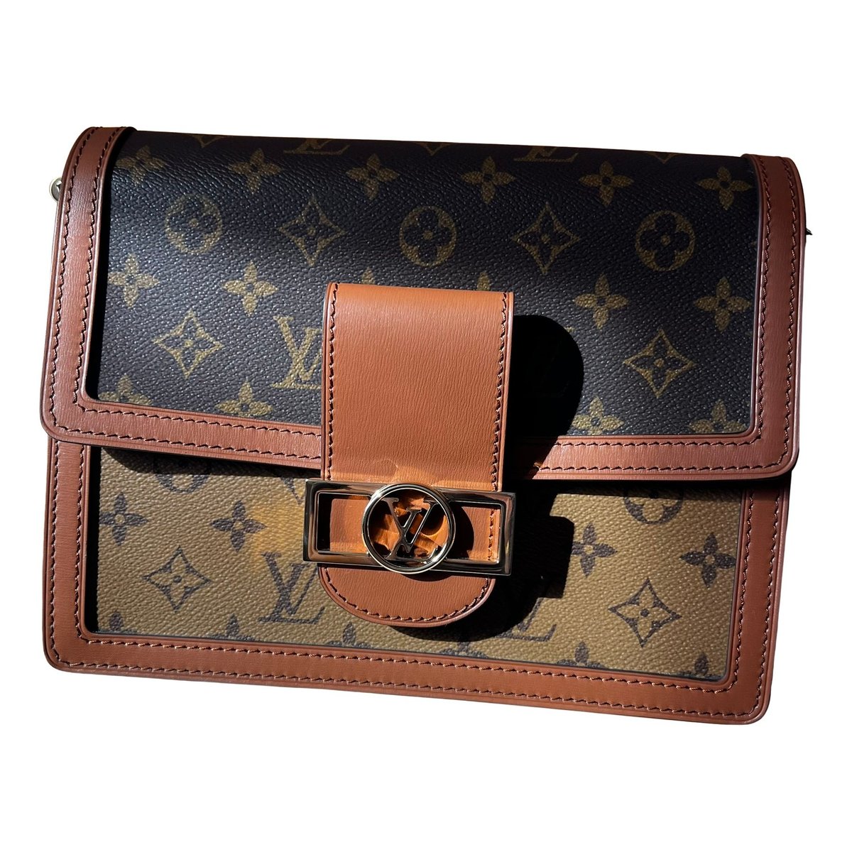 Dauphine leather handbag