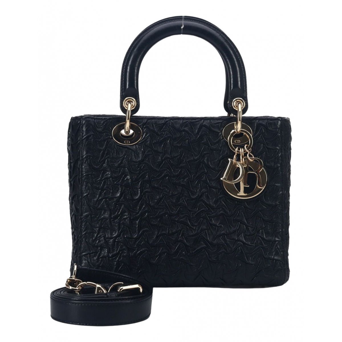 Lady Dior leather crossbody bag