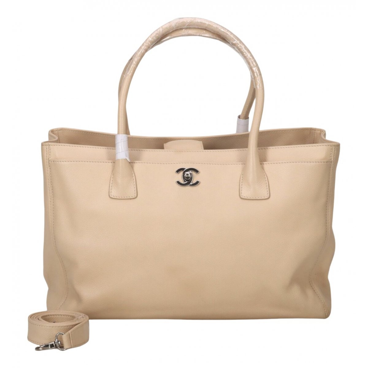 Executive leather tote
