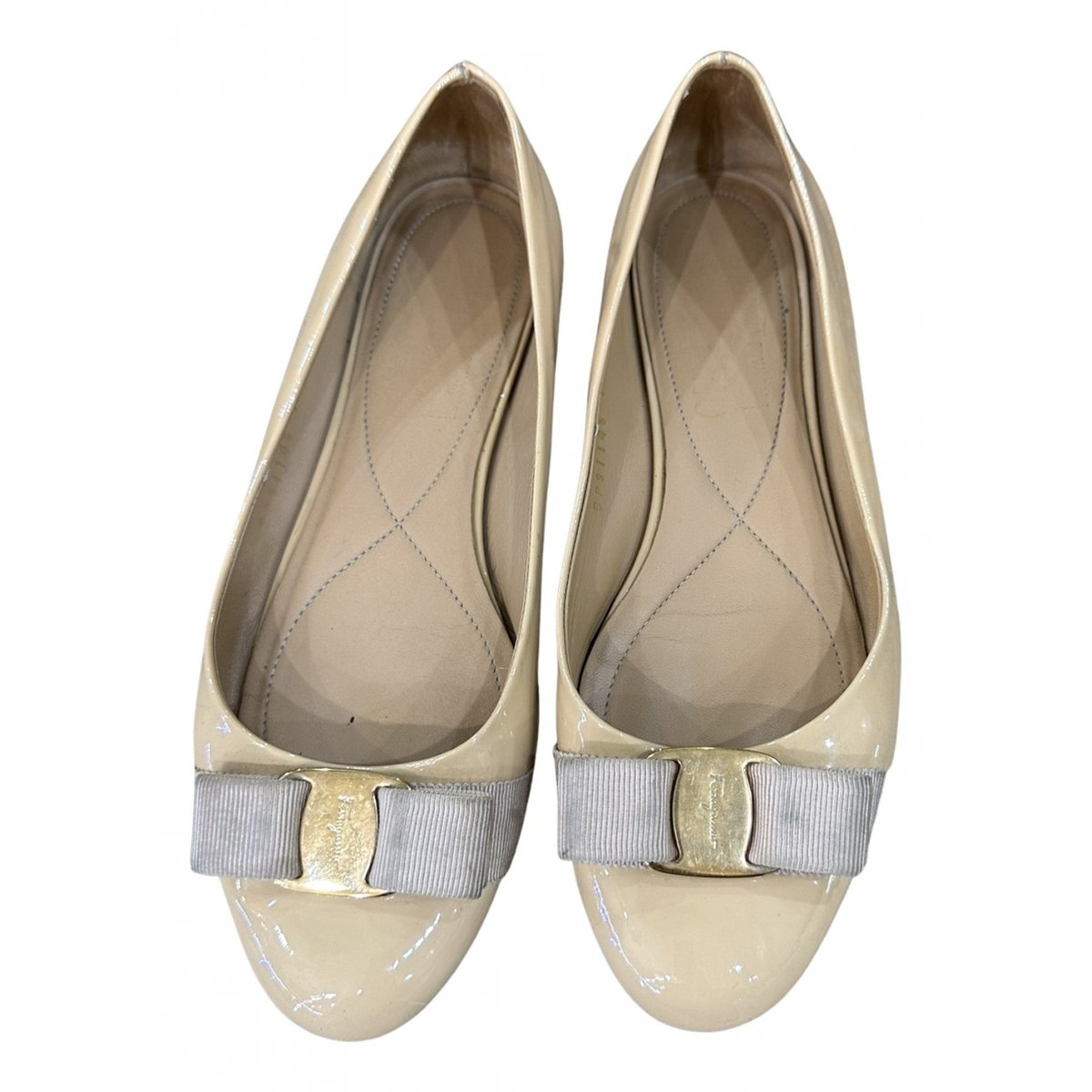Vara patent leather ballet flats