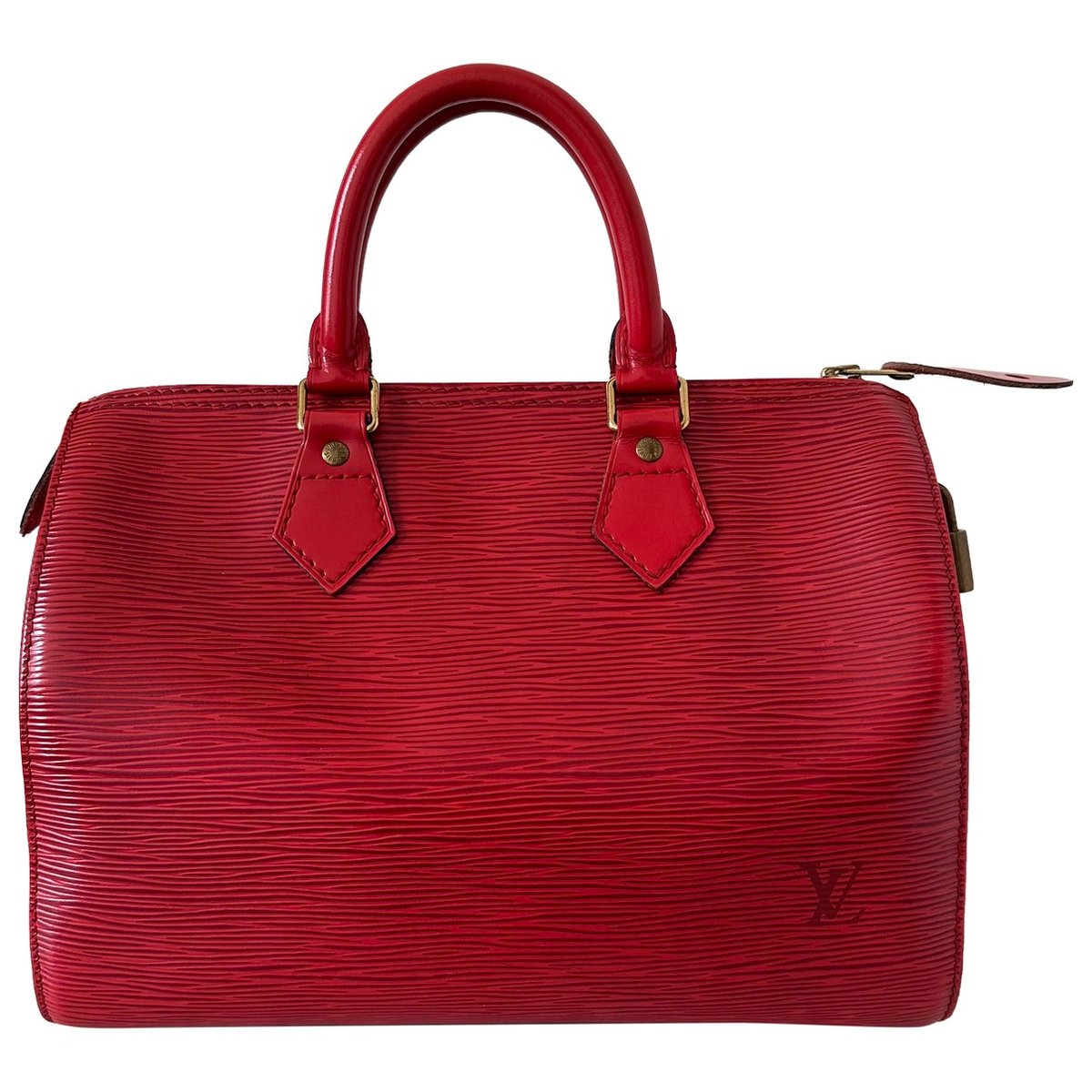 Speedy leather handbag