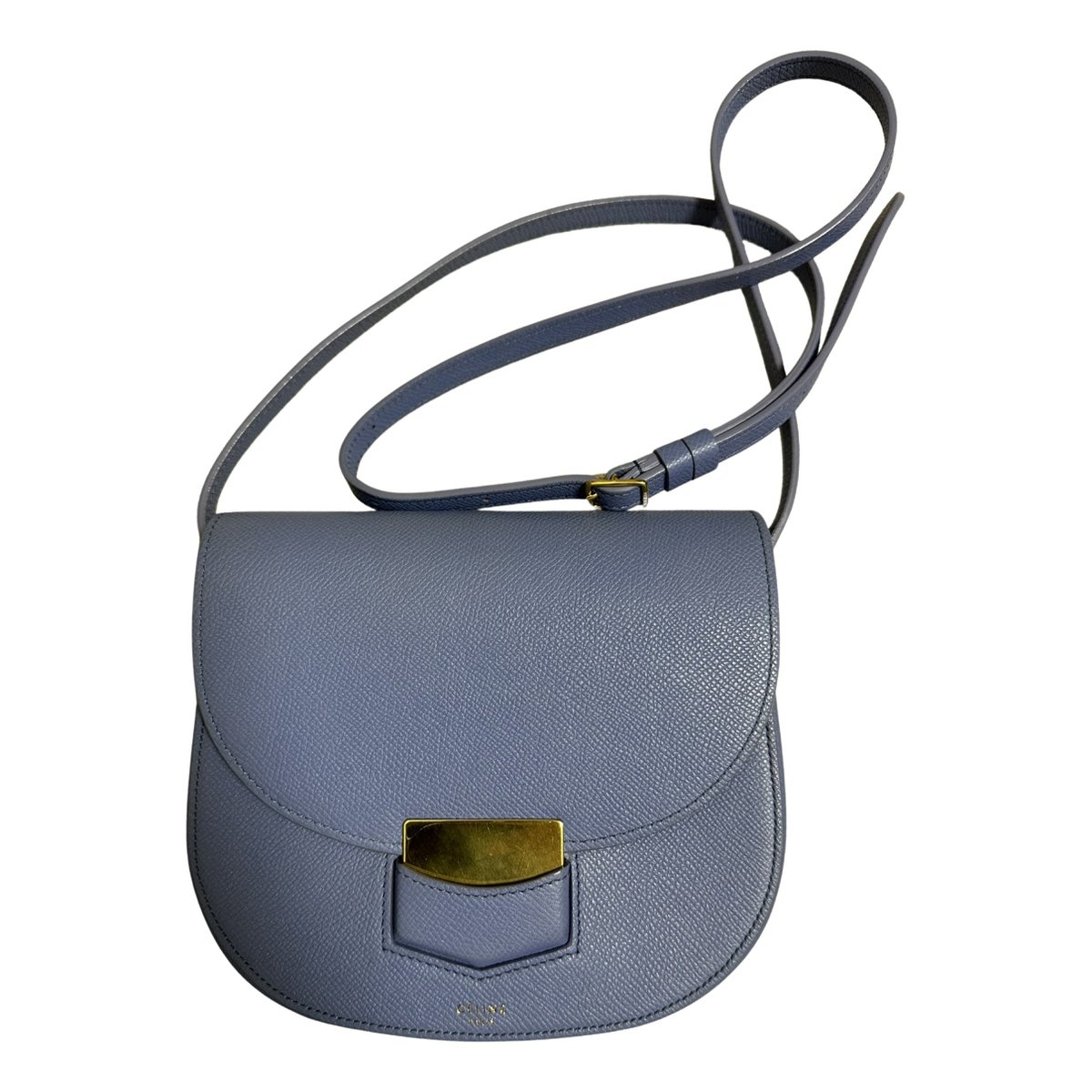 Trotteur leather crossbody bag