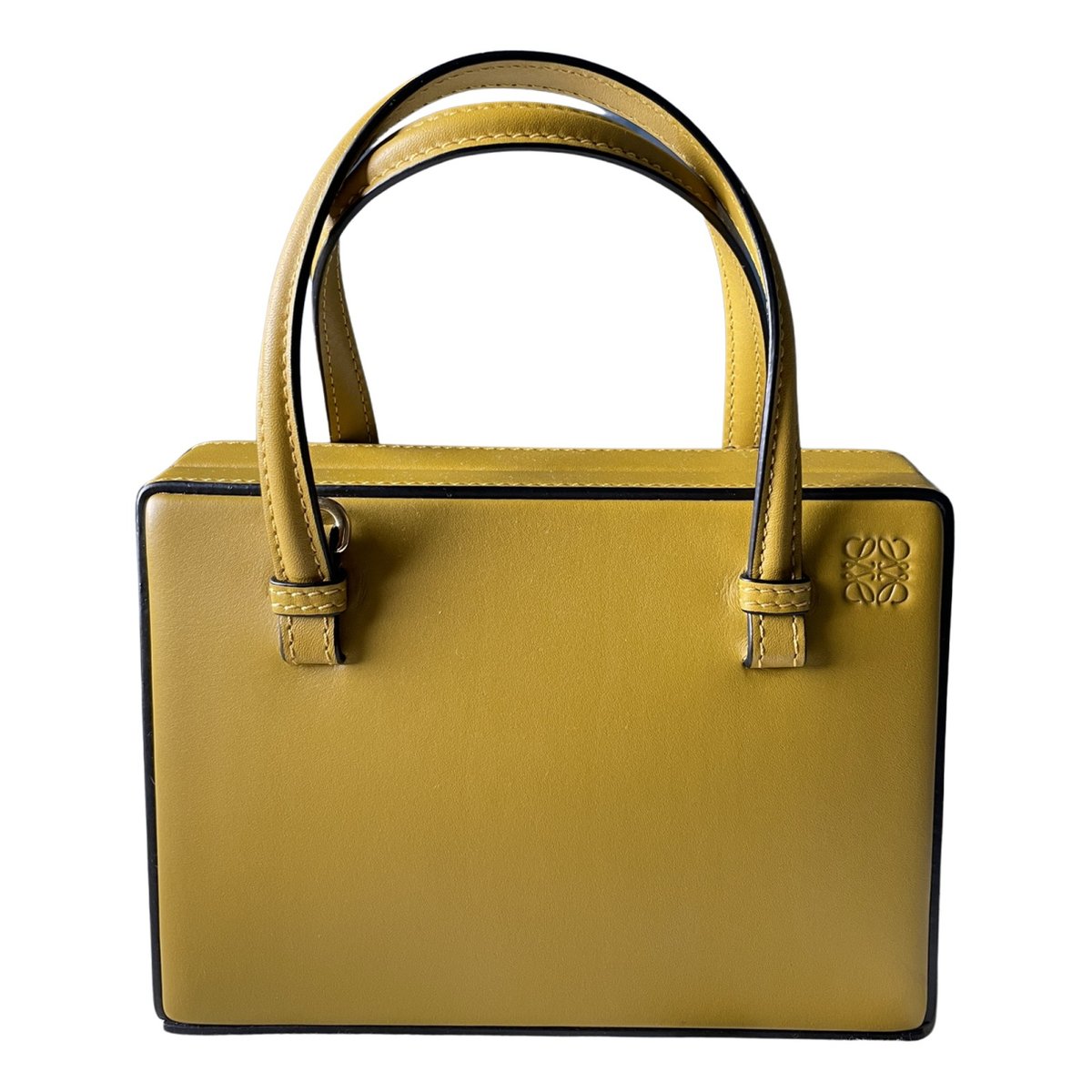 Postal leather handbag