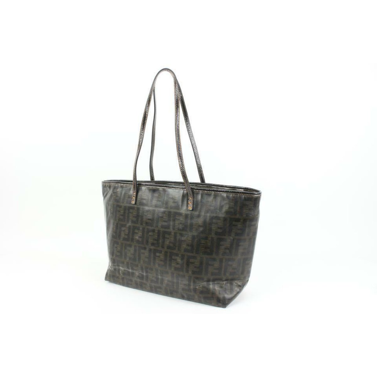 FF leather tote