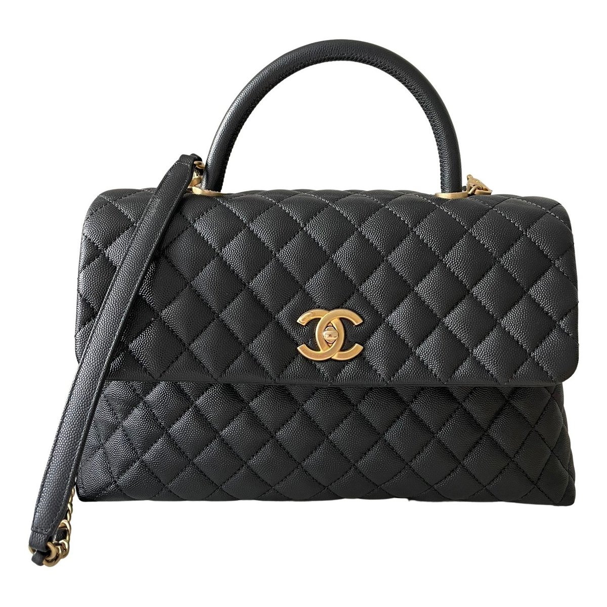 Coco Handle leather handbag