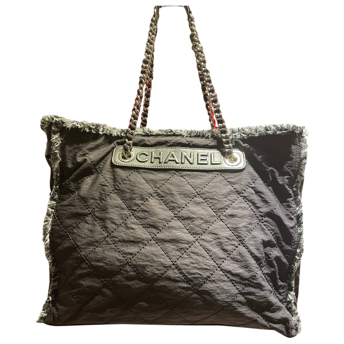 Classic CC Shopping cloth handbag
