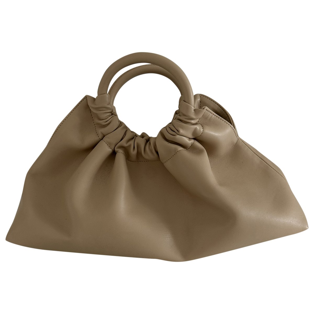 Trapeze vegan leather handbag