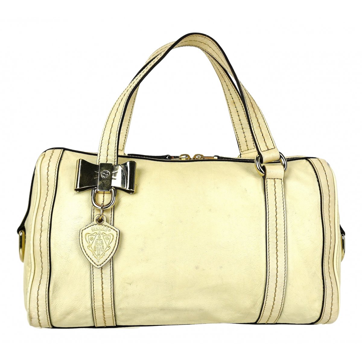 Boston leather tote