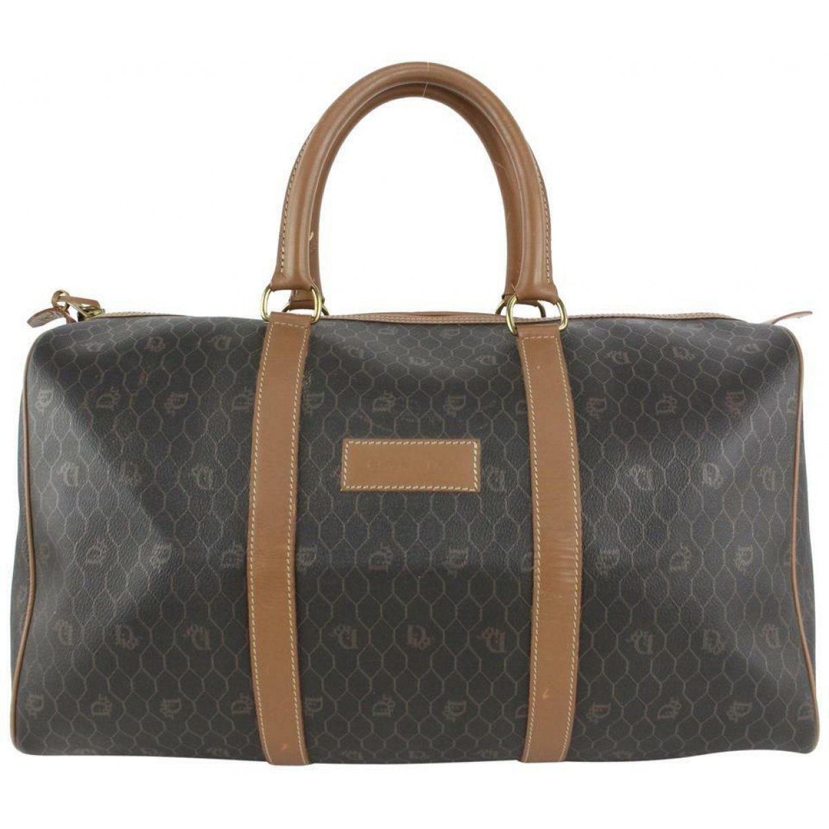 Trotter patent leather satchel