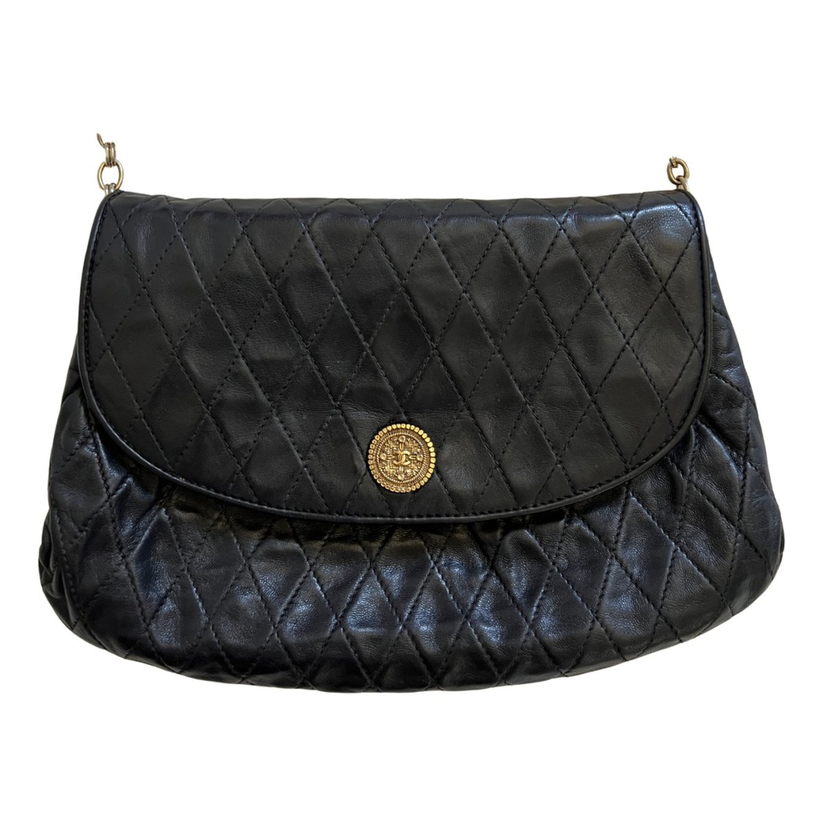 Vintage CC Chain leather handbag