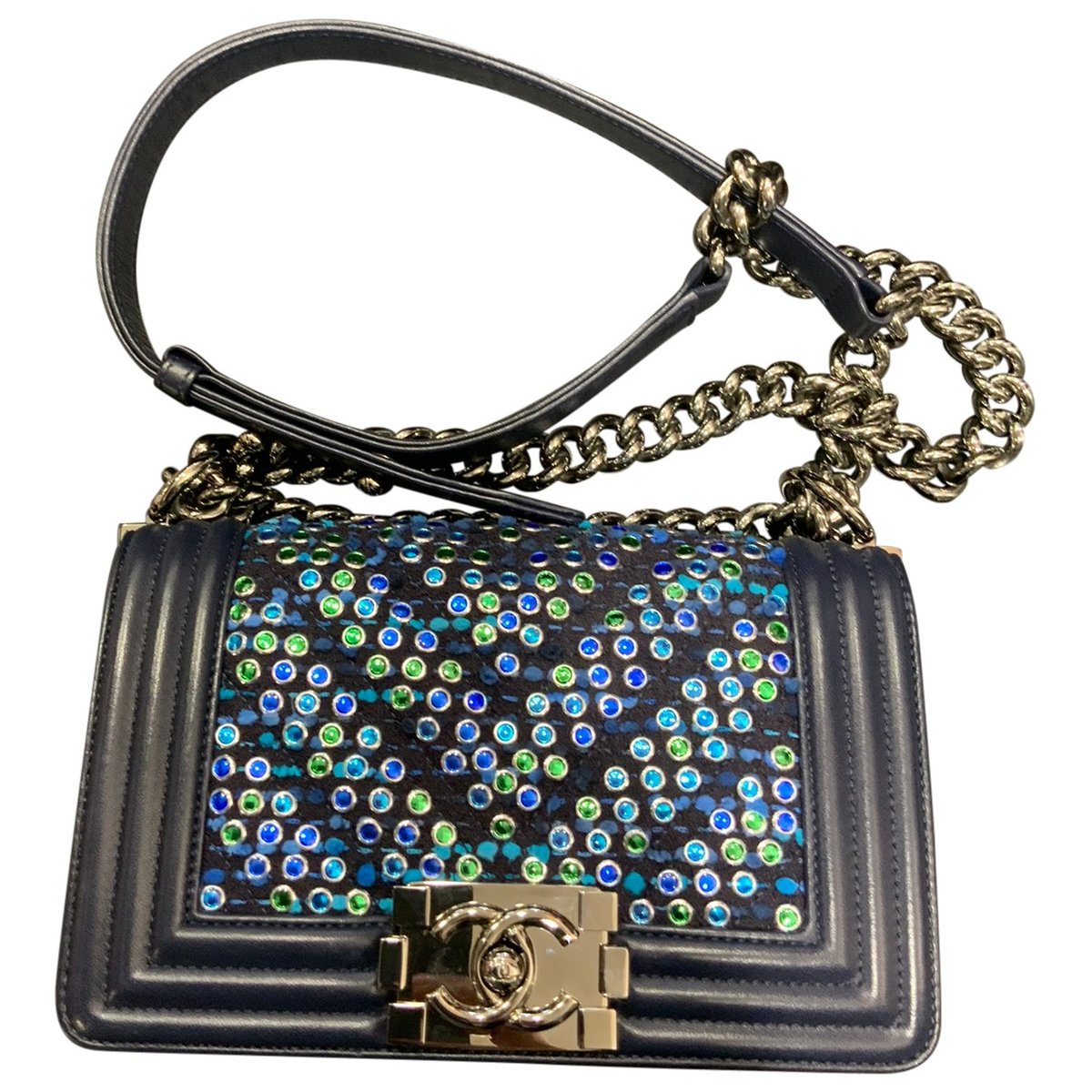 Boy leather crossbody bag