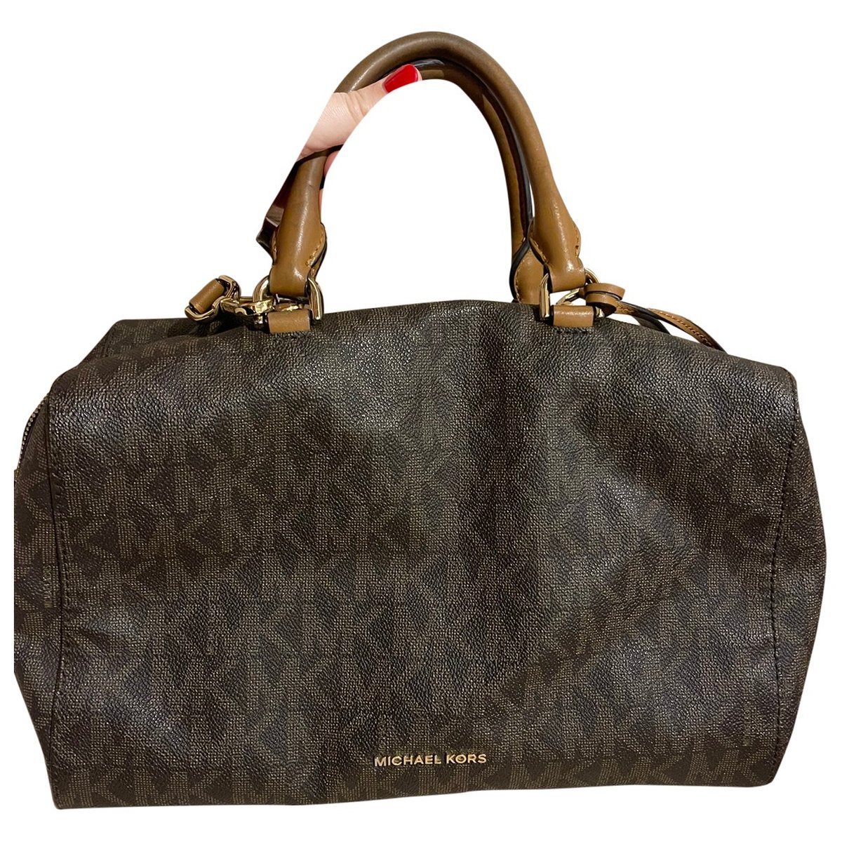 Grayson Barrel cloth handbag