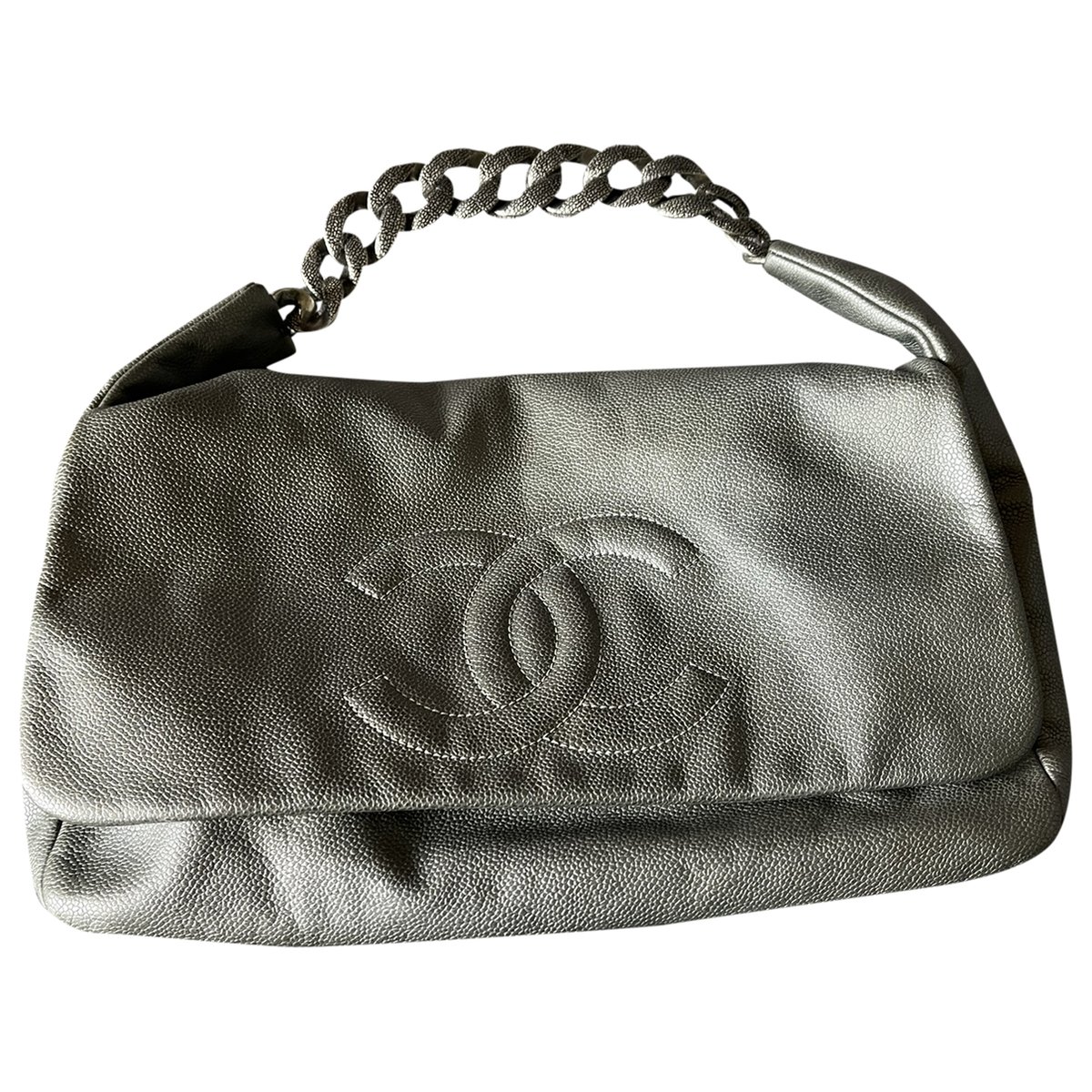 Vintage CC Chain leather handbag