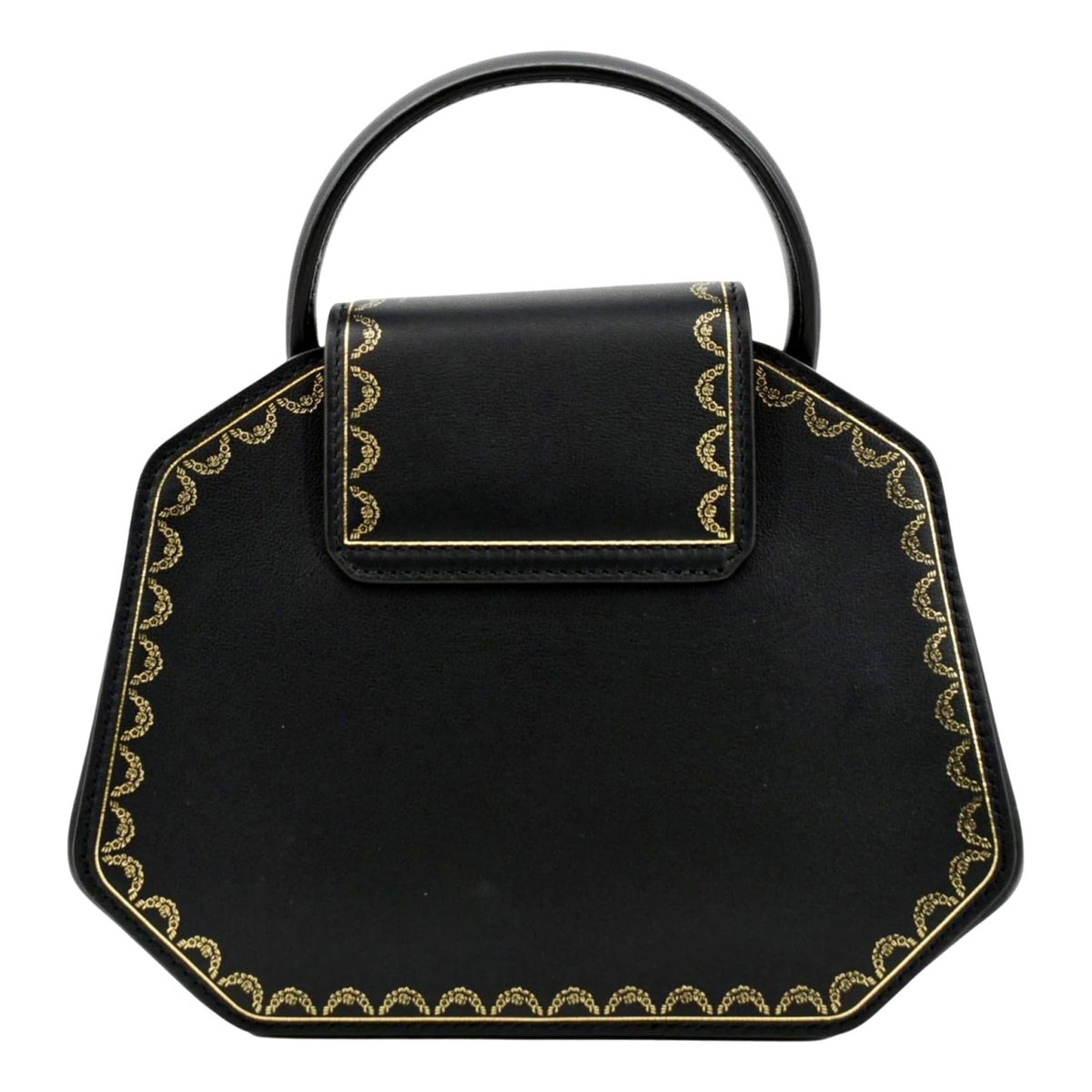 Guirlande leather satchel