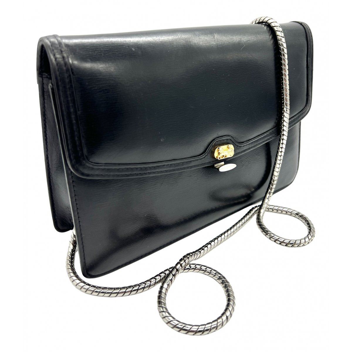 Triomphe Maillon Chain leather crossbody bag