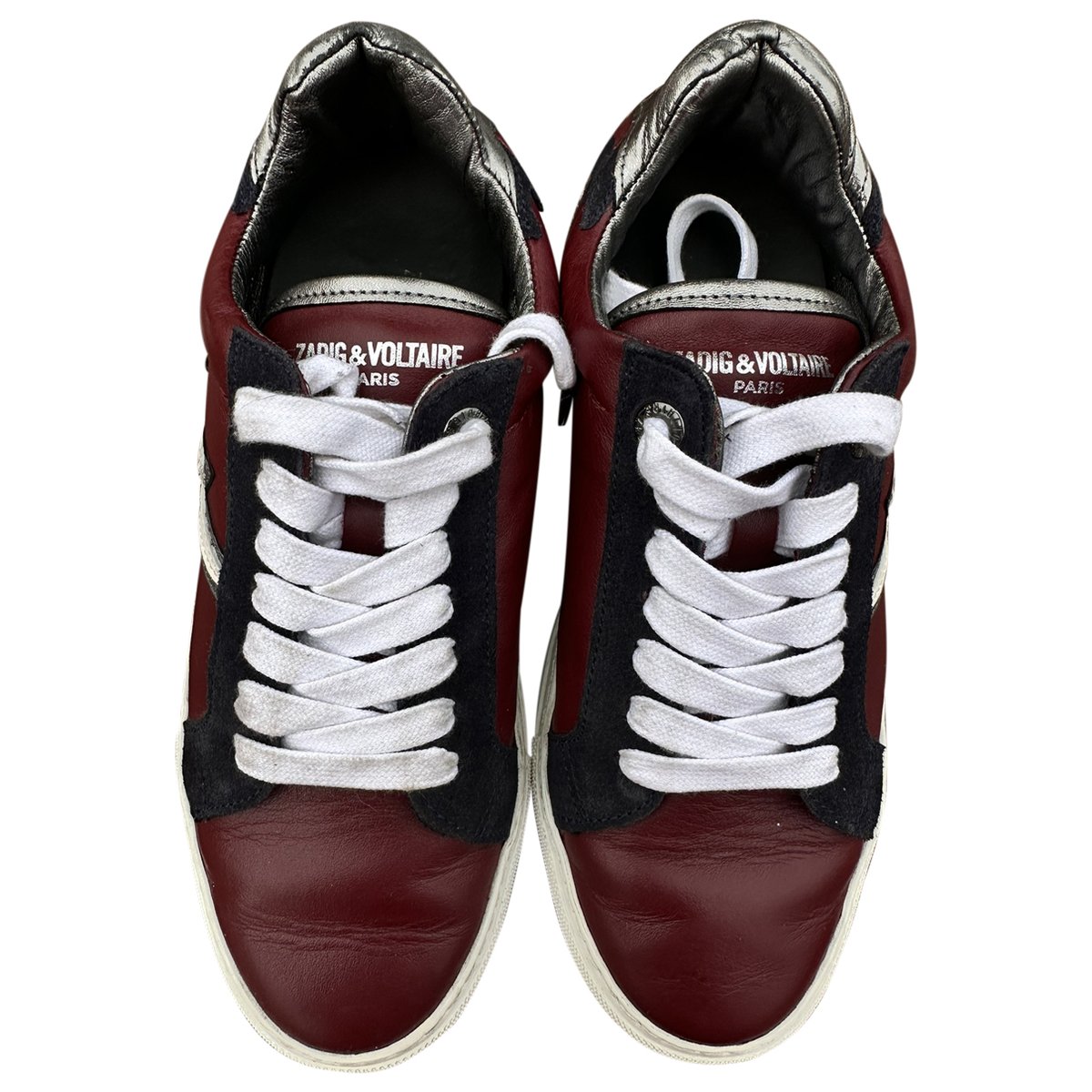 ZV1747 Flash leather trainers