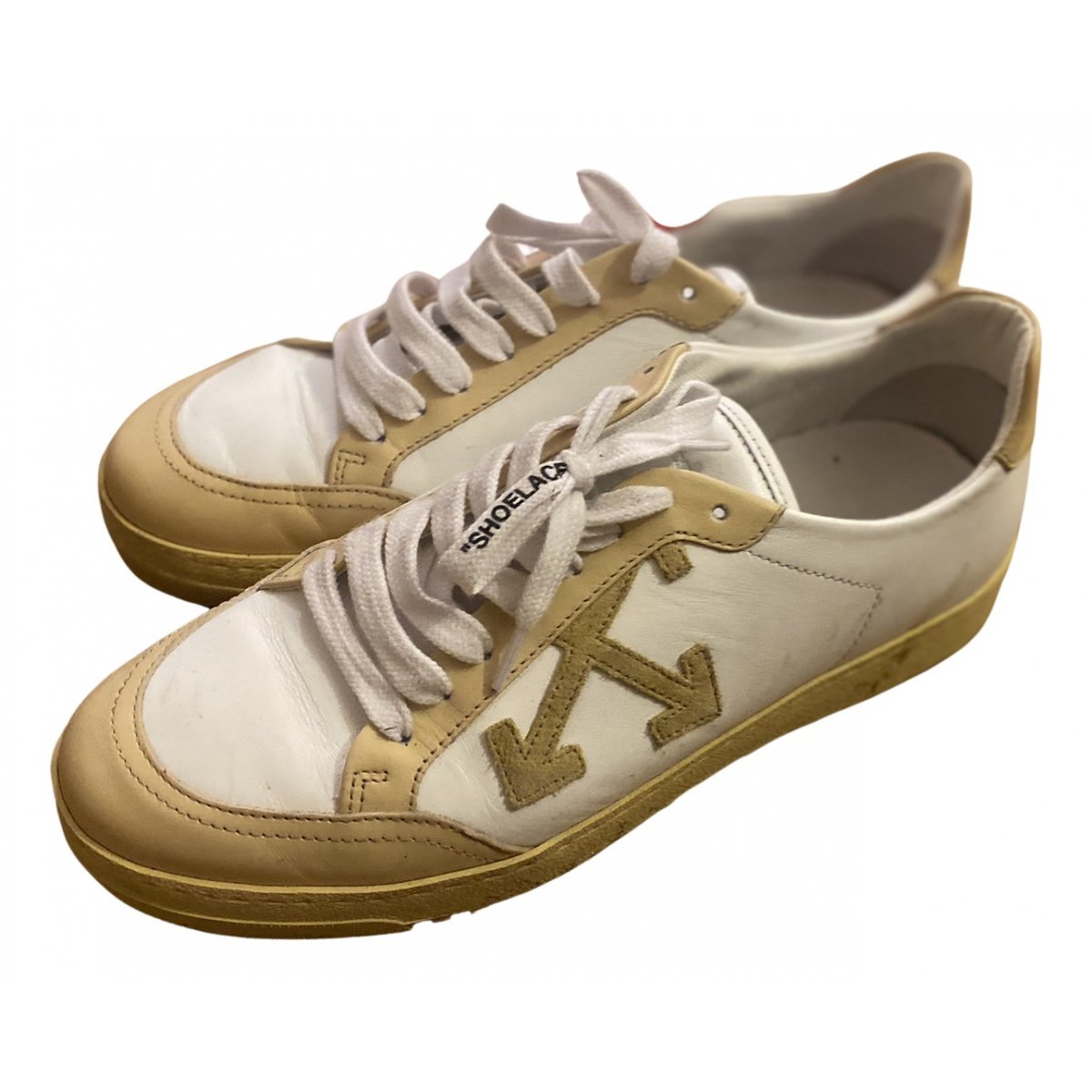 Arrow leather trainers