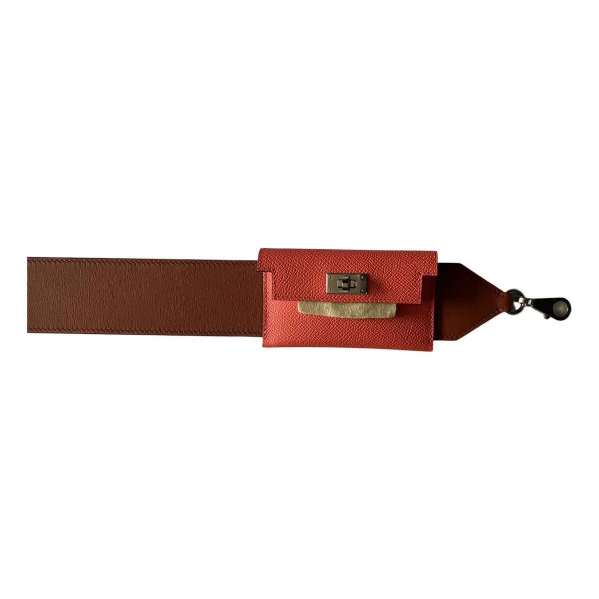 Kelly Pocket leather belt