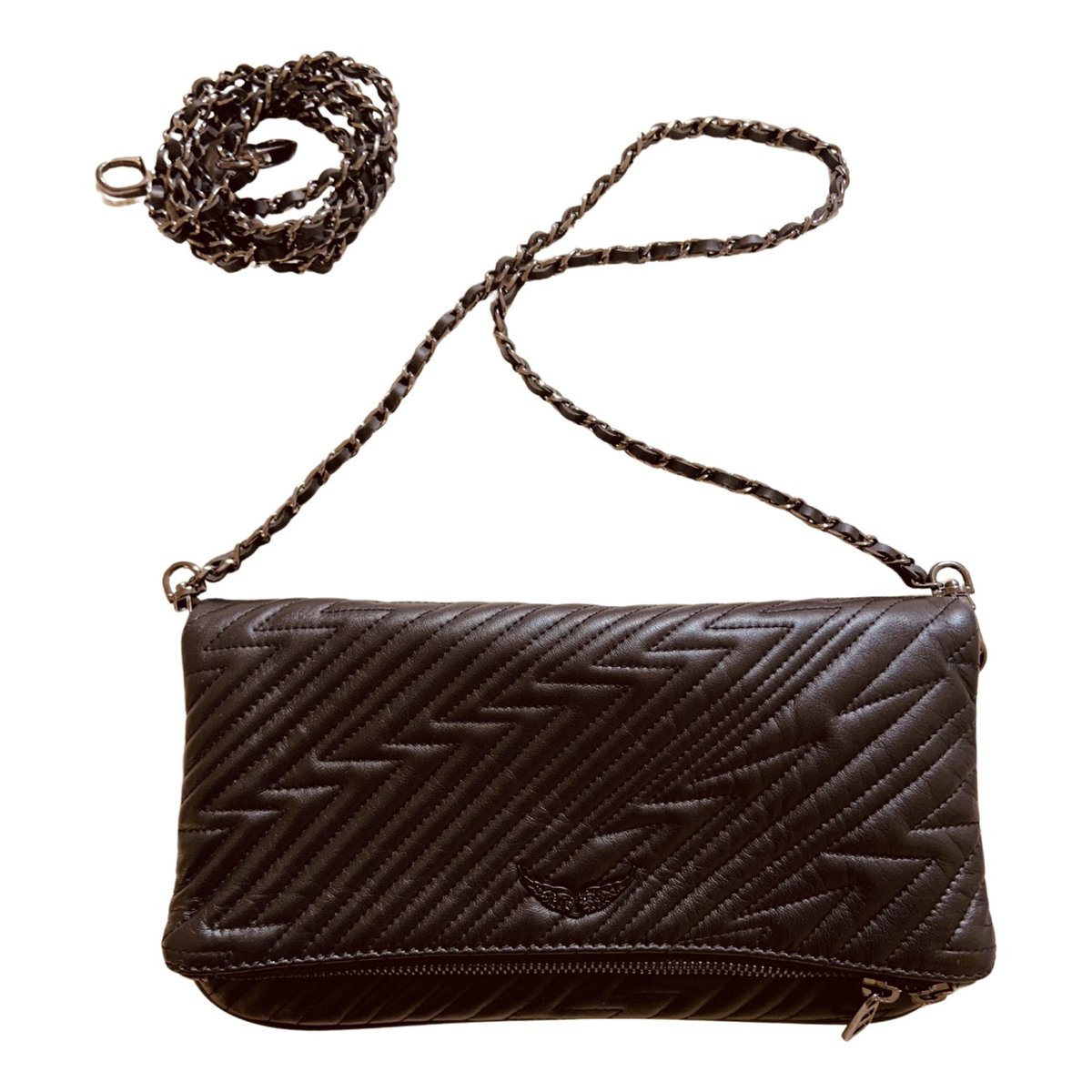 Rock leather crossbody bag