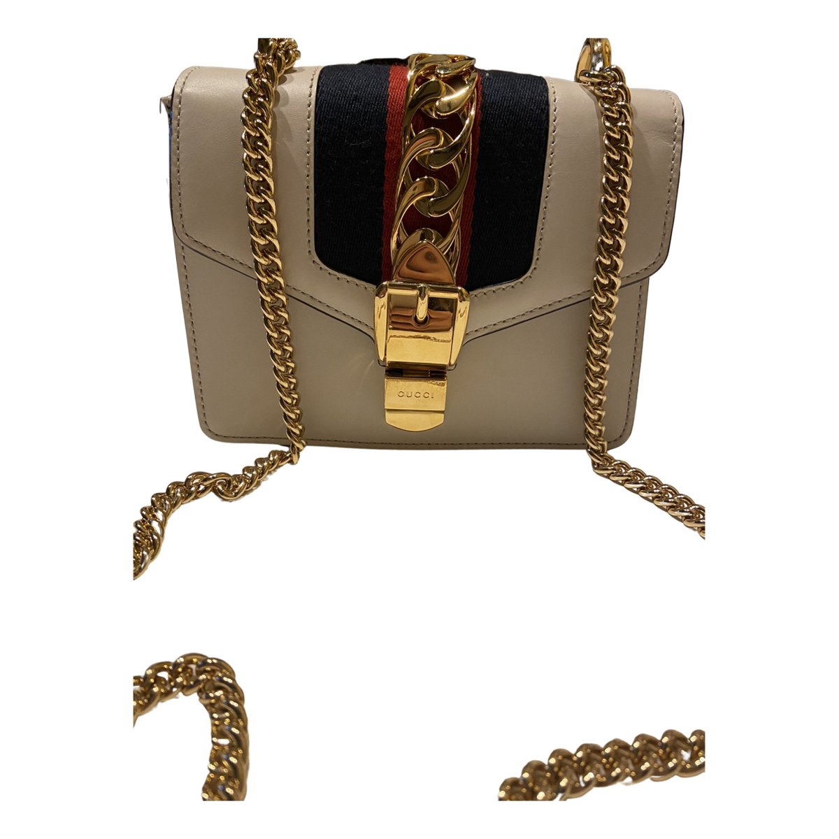 Sylvie Flap Chain leather crossbody bag