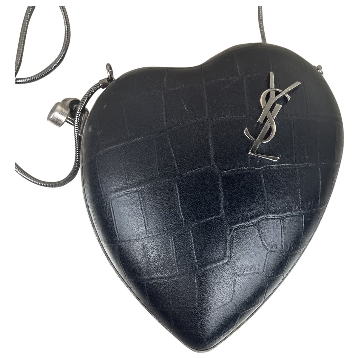 Boîte Love leather crossbody bag
