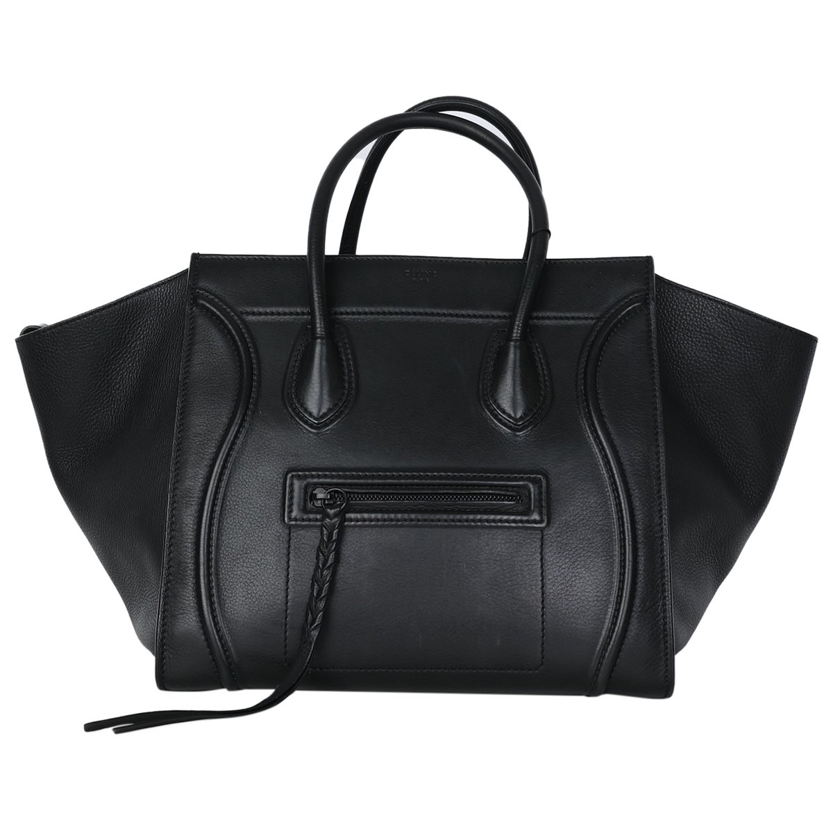 Phantom leather handbag