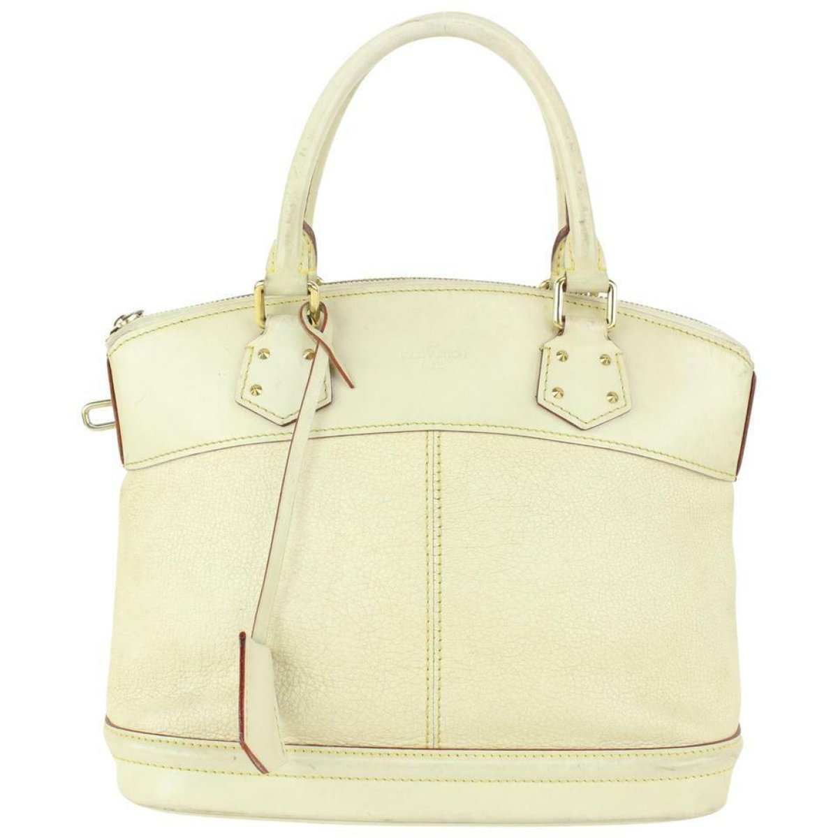 Lockit leather tote