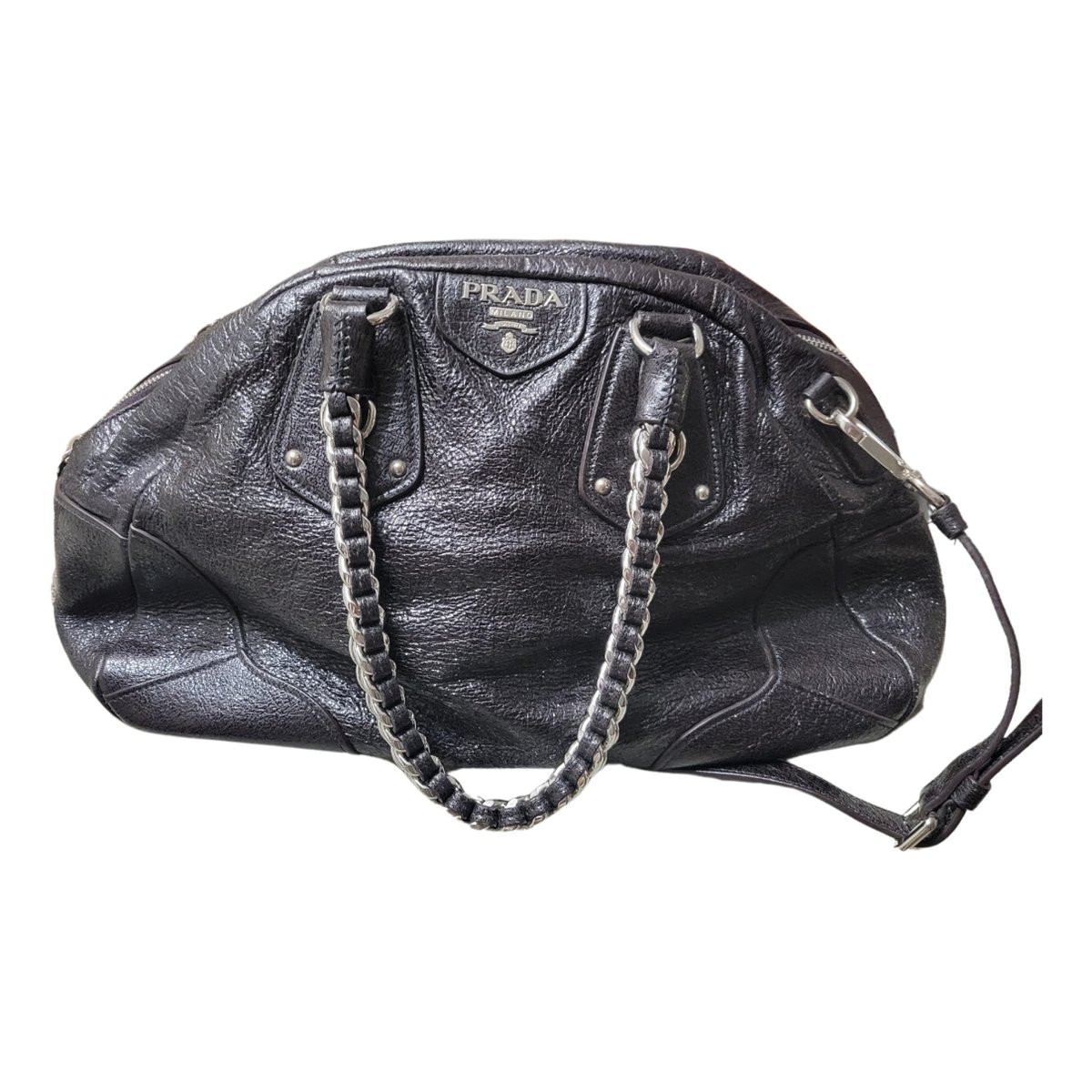 Cargo vegan leather bag
