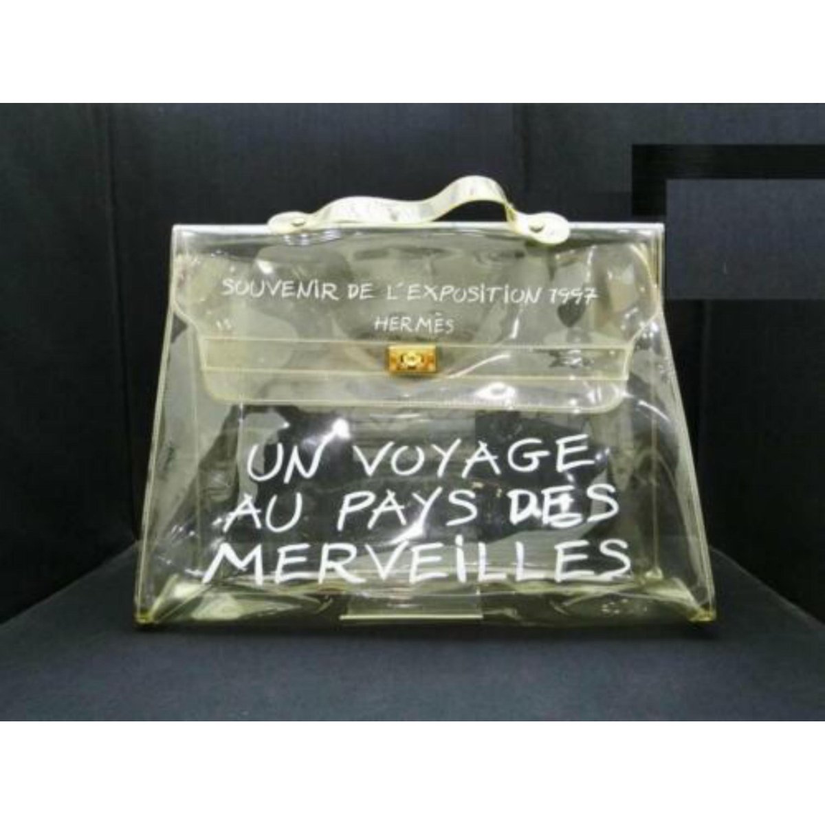 Kelly patent leather satchel