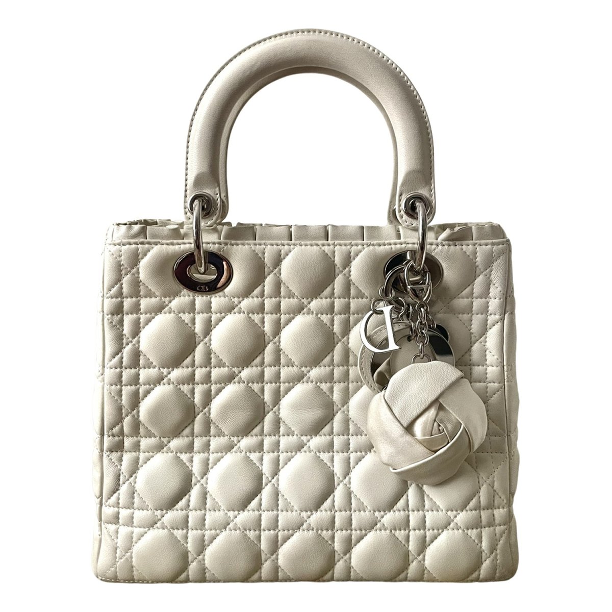 Lady Dior leather handbag