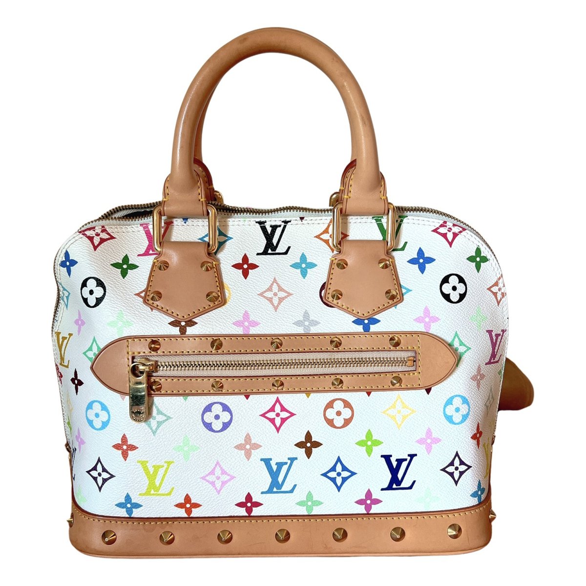 Alma leather handbag