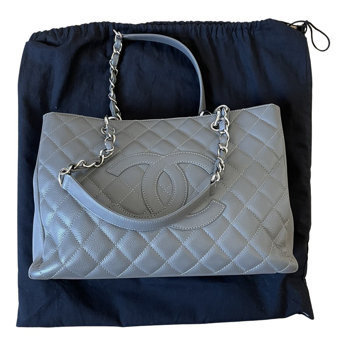 Grand shopping leather tote