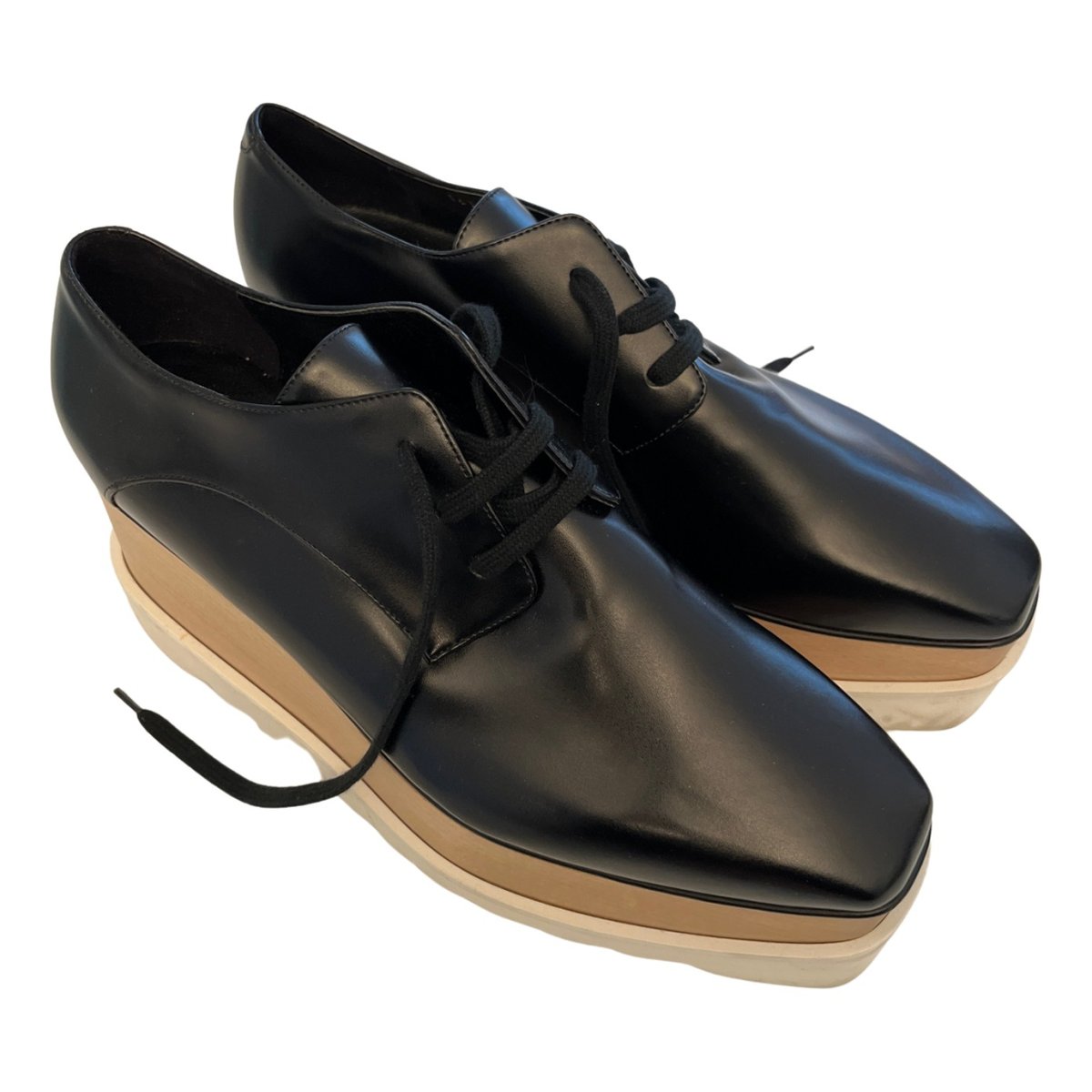 Elyse vegan leather lace ups