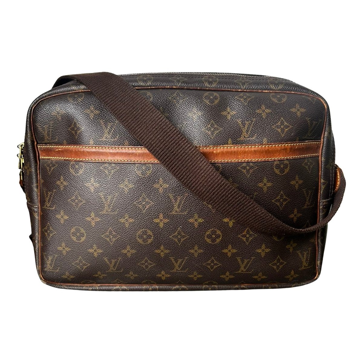 Reporter cloth crossbody bag