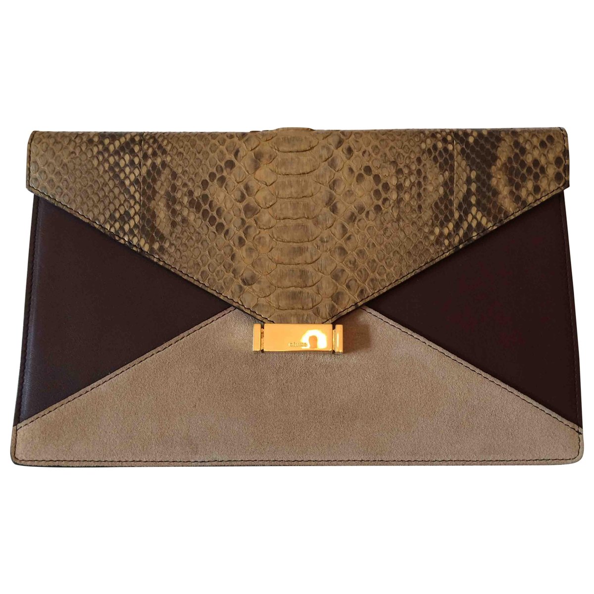 Diamond Clutch leather clutch bag